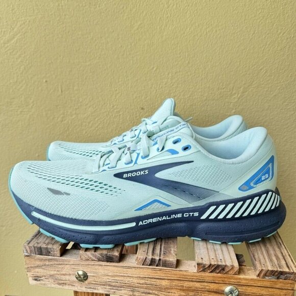Brooks Shoes - BROOKS RUNNING ADRENALINE GTS 23 Wmns US 10 Shoes Sneakers Limited Edition Blue